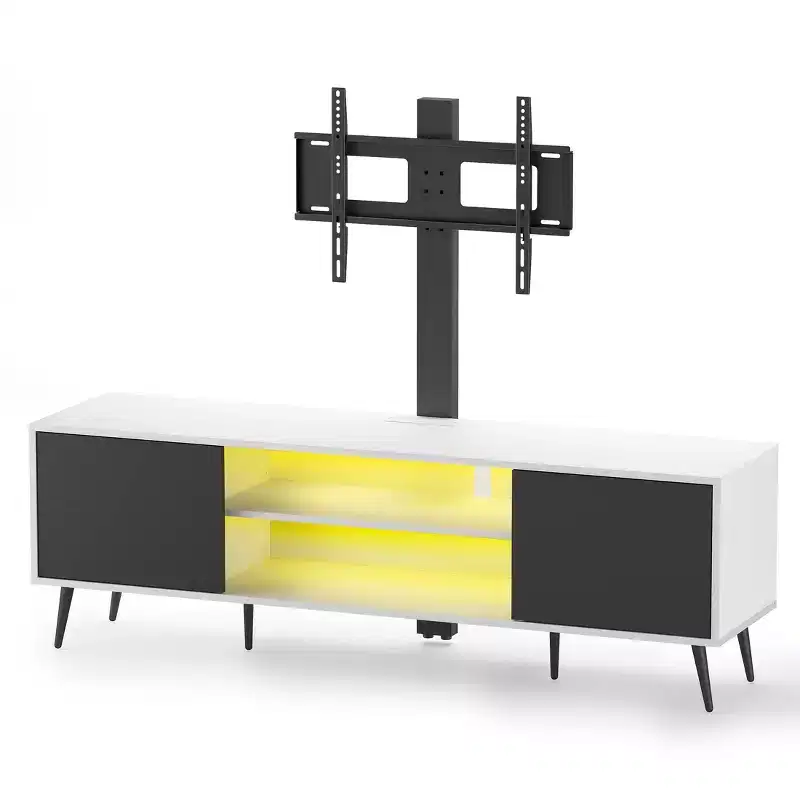 TV Stand with Swivel Mount for 50-65