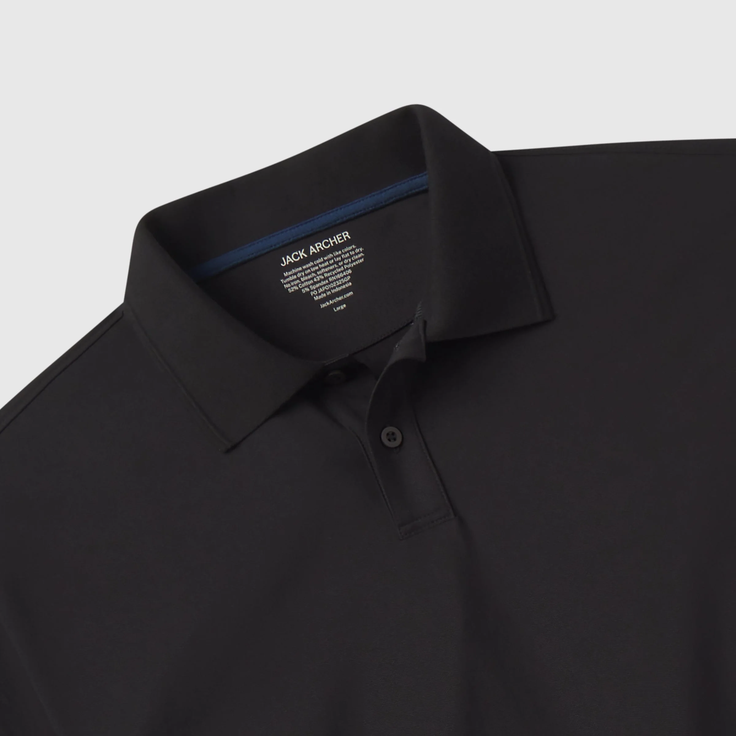 Piqué Polo - True Black