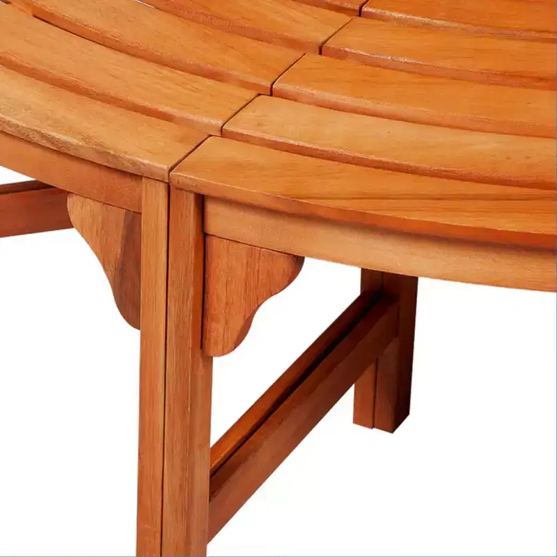 Garden Bench Brown (wood colour) Eucalyptus tropical hardwood