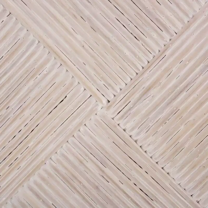 Wynrose Woven Rattan Ottoman - CWK2029 - Off-White - Safavieh Couture