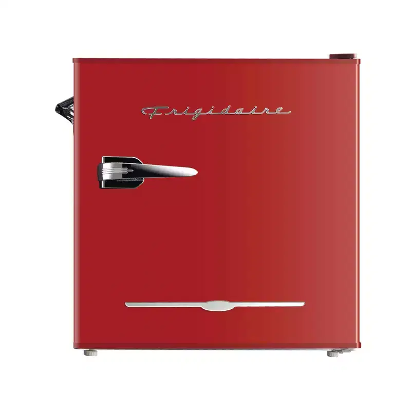 Frigidaire 1.6 cu ft Retro Fridge With Side Bottle Opener Red: Compact Mini Refrigerator, Manual Defrost, Freestanding