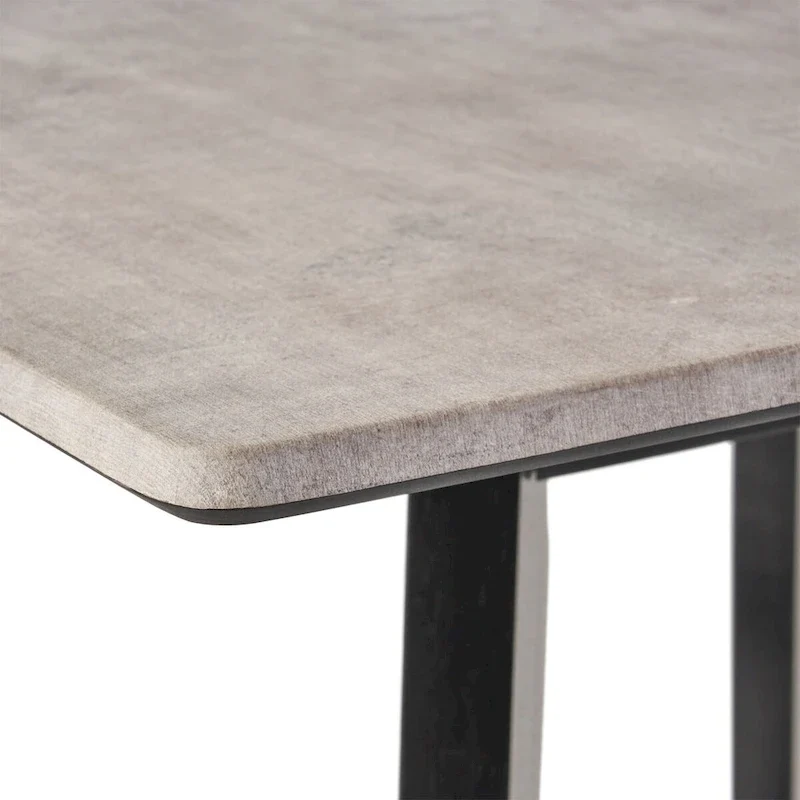 Modern Bar Height 42 Dining Table, Rubberwood Legs and Laminate Table Top