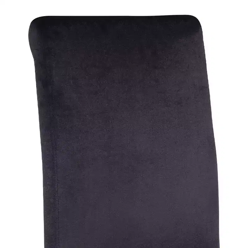Acme Furniture Fabiola Dining Chair Black Fabric/Stainless Steel