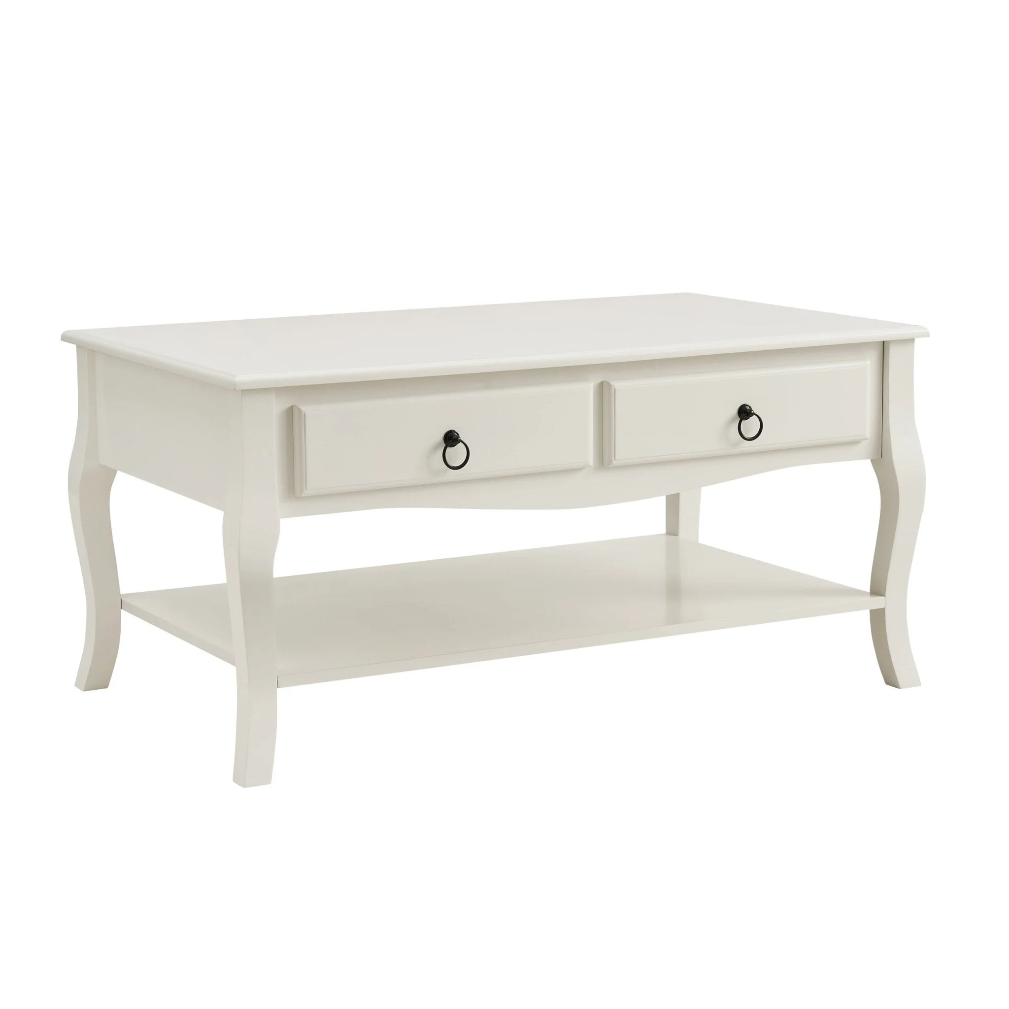 Minimalist Stone Painted Coffee Table with Sleek Design for Living Room