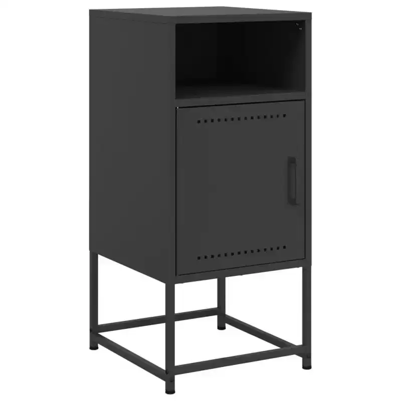 Bedside Cabinet Nightstand Side End Table Home Bedroom Furniture Steel