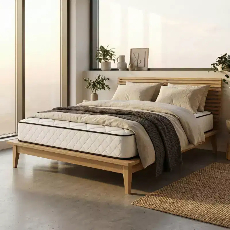 6-Inch Firm Twin XL Innerspring Mattress – Bonnell Coils, Breathable Knit Cover, 1-Year Warranty