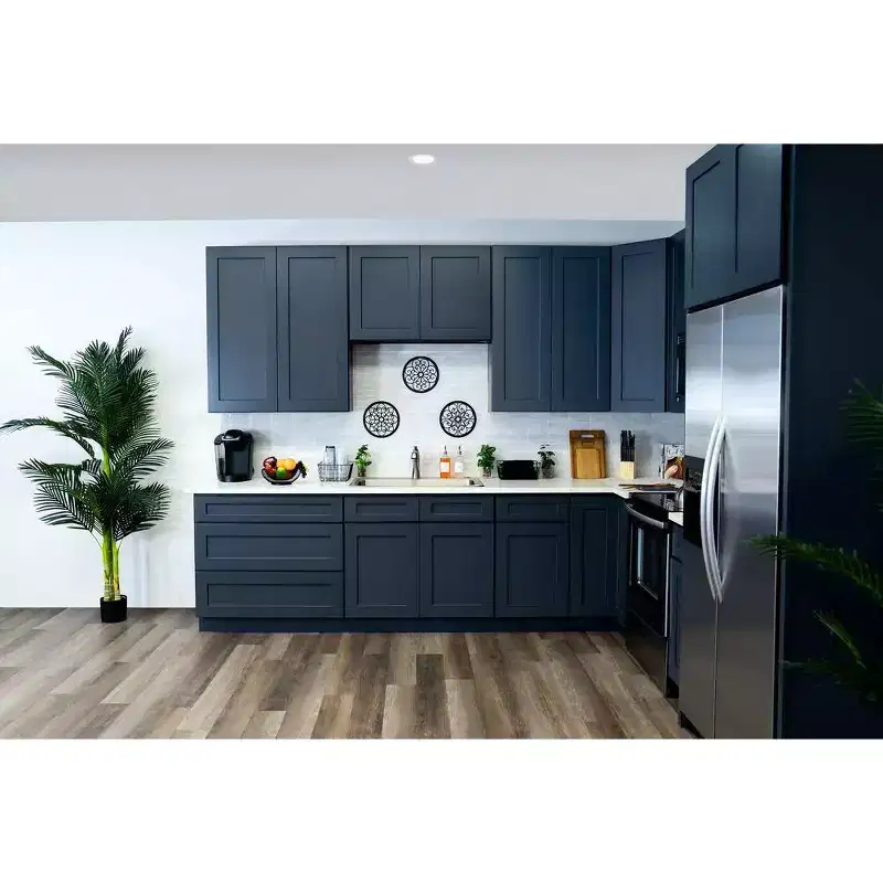 CASAINC 30 in. W x 24 in. D x 34.5 in. H Base Kitchen Cabinet with Drawer and Soft-Close Hinges  Plywood RTA Cabinet
