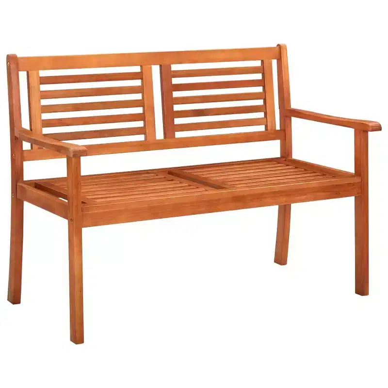 3-Seater Garden Bench - Solid Eucalyptus Wood