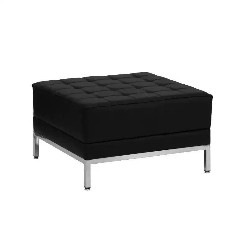 Flash Furniture HERCULES Imagination Series LeatherSoft Quilted Tufted Modular Ottoman