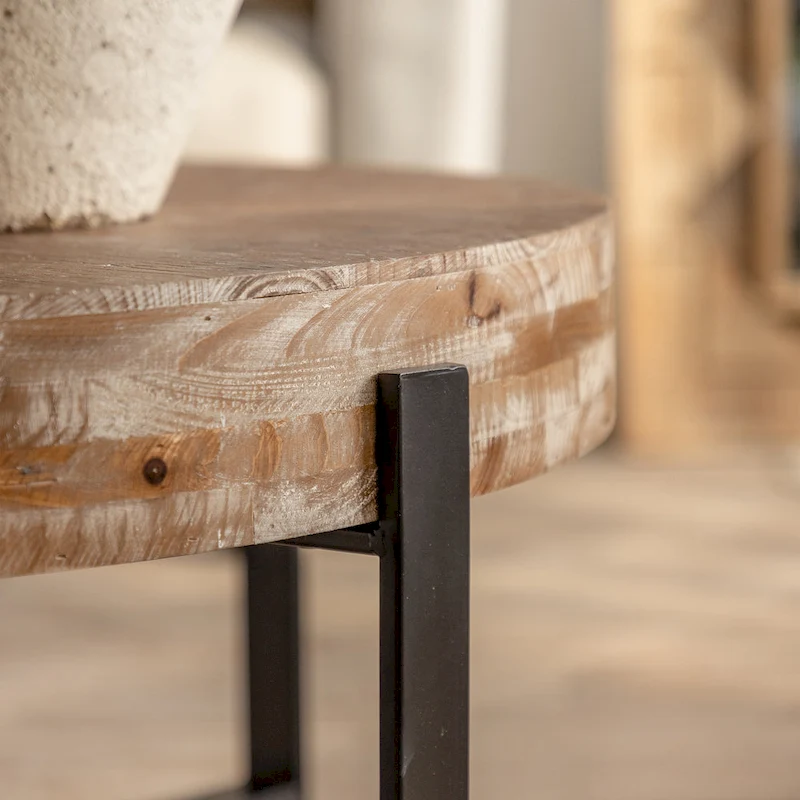 31.29 Modern Retro Splicing Round Coffee Table