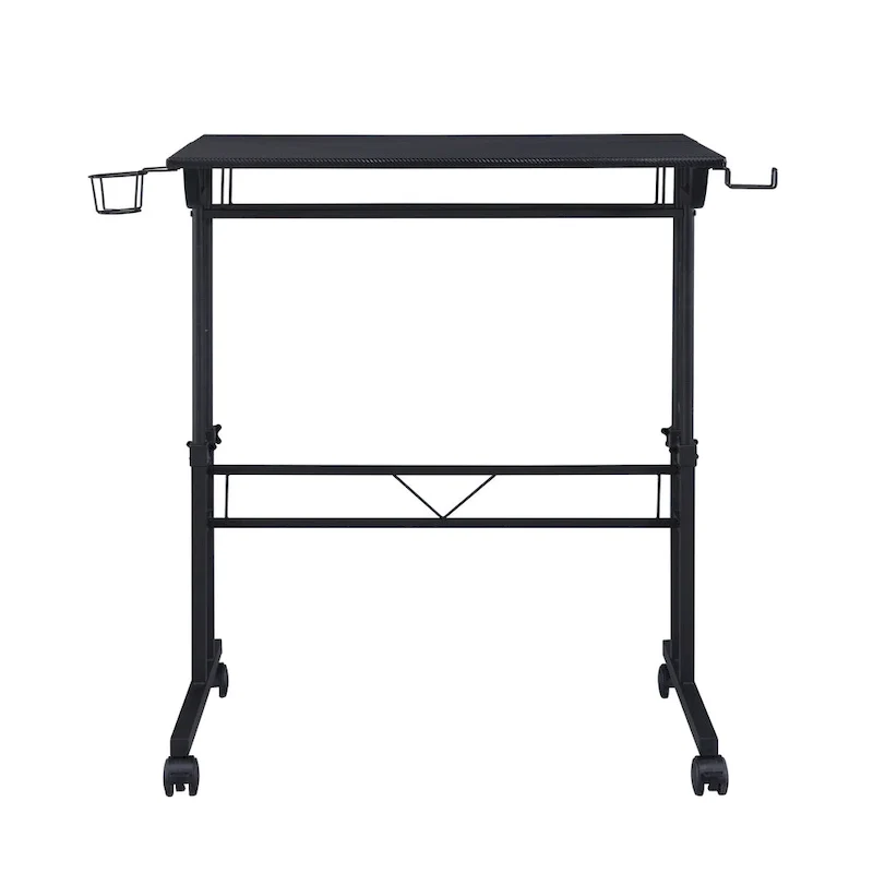 Techni Mobili Rolling Writing Desk with Height Adjustable Desktop