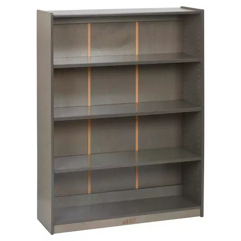 ECR4Kids Wooden Classic Bookcase with Adjustable Shelves, 48in, Classroom Bookshelf