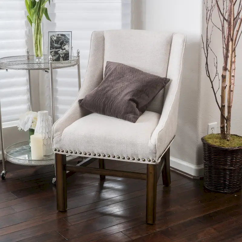 James Contemporary Upholstered Dining Chair by Christopher Knight Home
