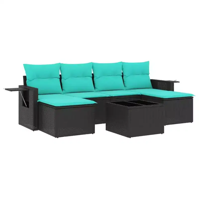 vidaXL Garden Sofa Set and PE rattan Modular