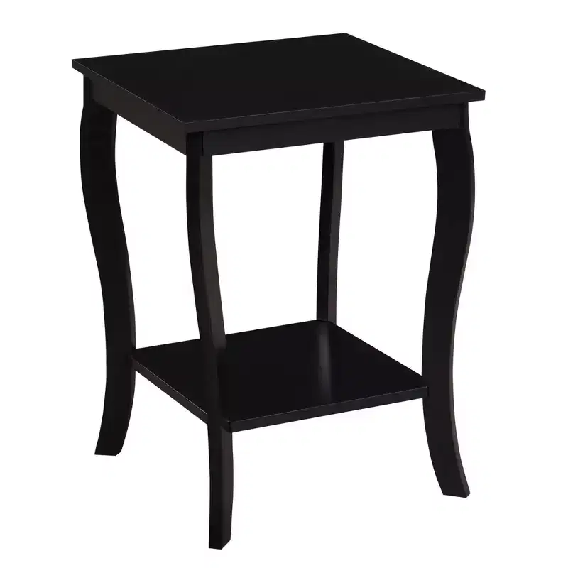 HomeStock Square Wood Table Top End Table 1 -piece