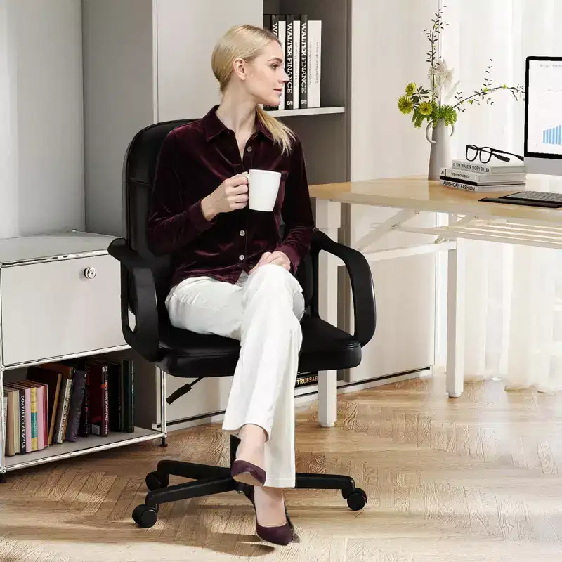Ergonomic Mid-Back Executive Office Swivel Computer Desk Chair