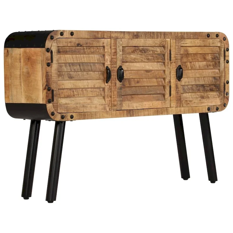vidaXL Sideboard Solid Mango Wood 47.2x11.8x29.9 - 47.2x11.8x30