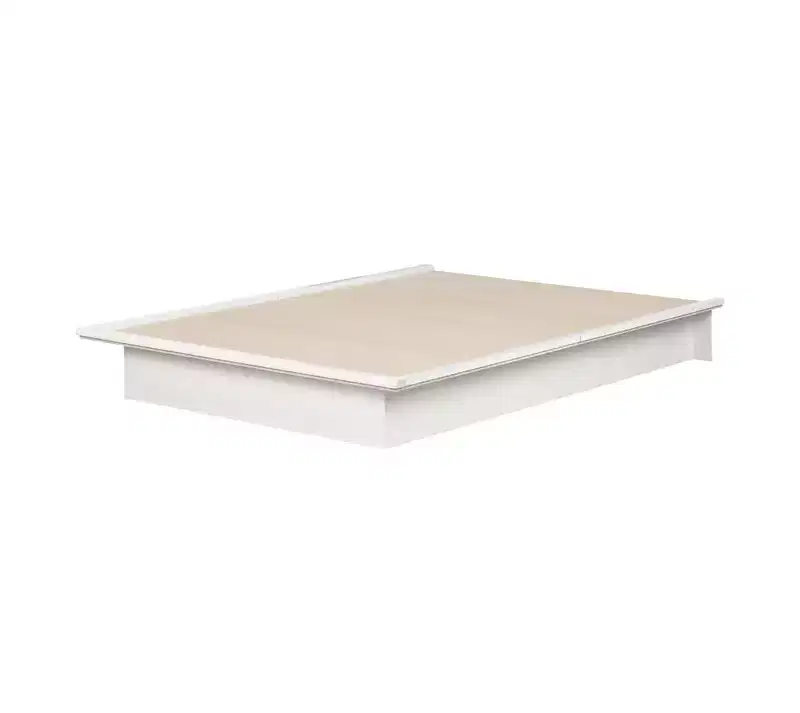 HomeStock Platform Beds (No Headboard) made of Particle Board Bed Frame