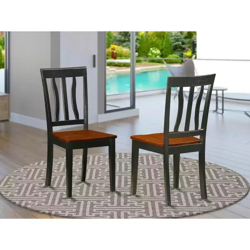 HomeStock Medieval Moods Kitchen Dining Chair Wood Seat