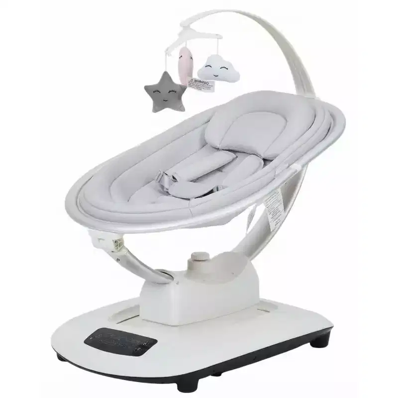 Electric Baby Swings for Toddler, Infant Swing with 5 Motion Modes, Remote Control, Reclining Seat with 5-Point Harness, 5 Preset Music, Khaki