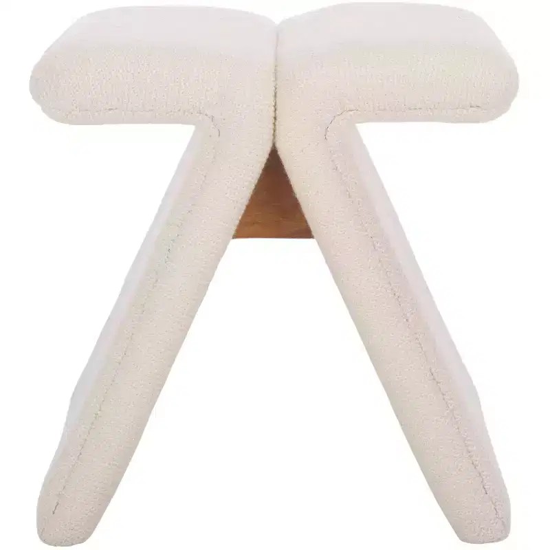 Tessabella Teddy Fabric Ottoman - SFV5799 - Safavieh Couture