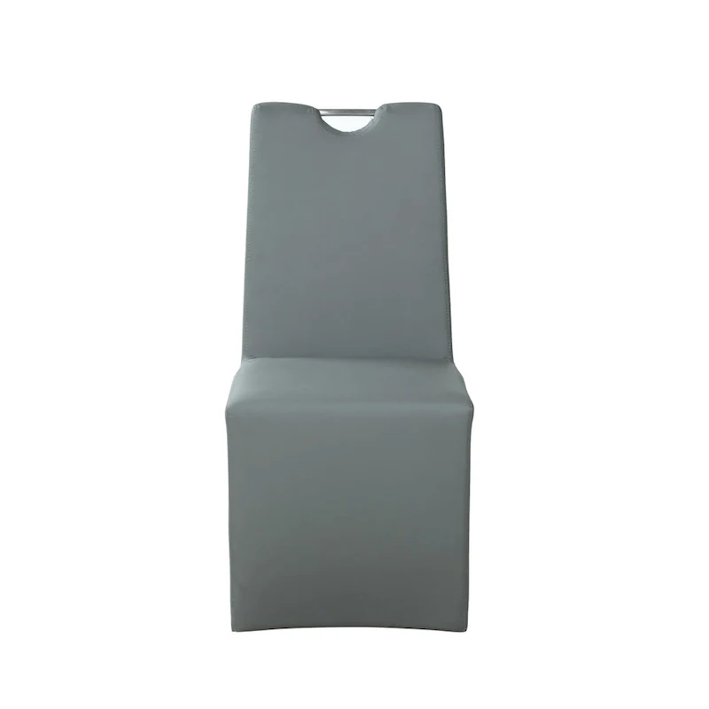 Somette Eva Upholstered Handle-Back Side Chair, Set of 2 - 20.9 x 18.5 x 39.4