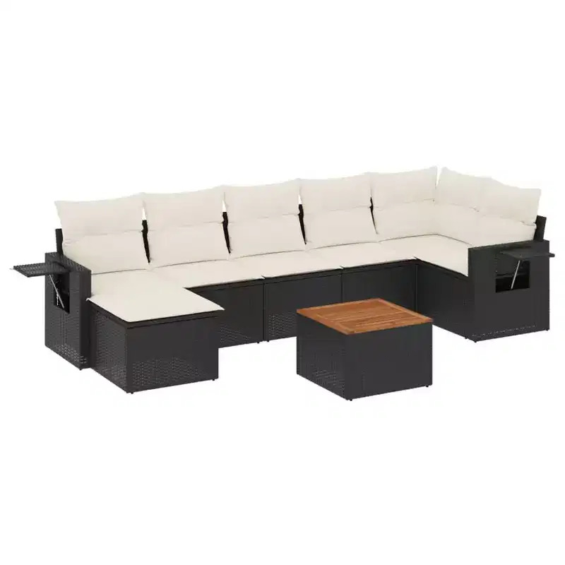 vidaXL Snazzy Garden Sofa Set with Cushions