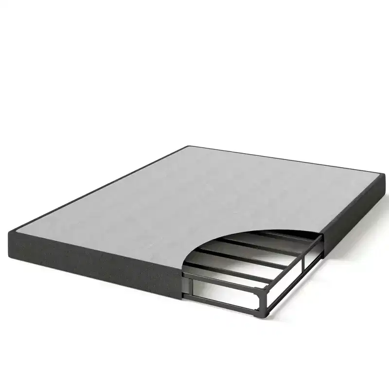 Zinus 5 Inch Full WonderBox(TM) Smart Box Spring, Quick Assembly Mattress Foundation, Durable Metal Frame, Grey