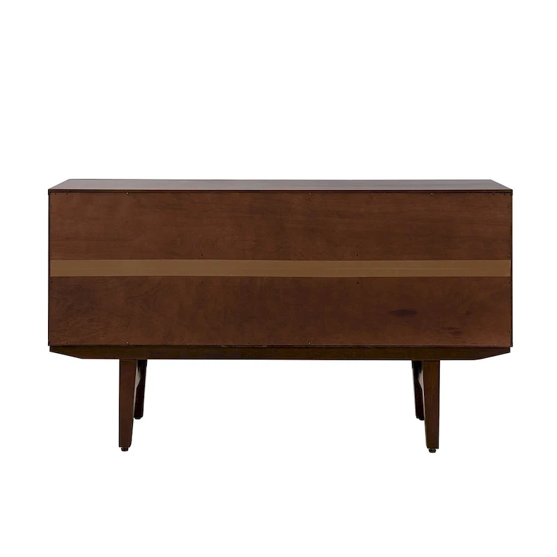 Modern Carved Geometric Patterns Sideboard