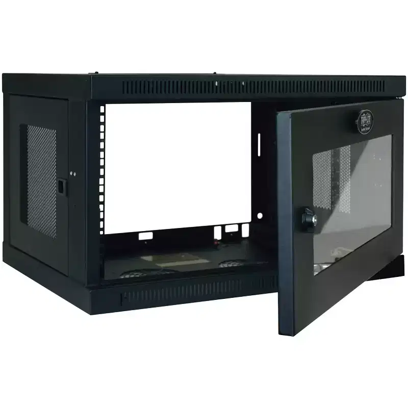 6U Wall-Mount Rack Enclosure Cabinet with Acrylic Window