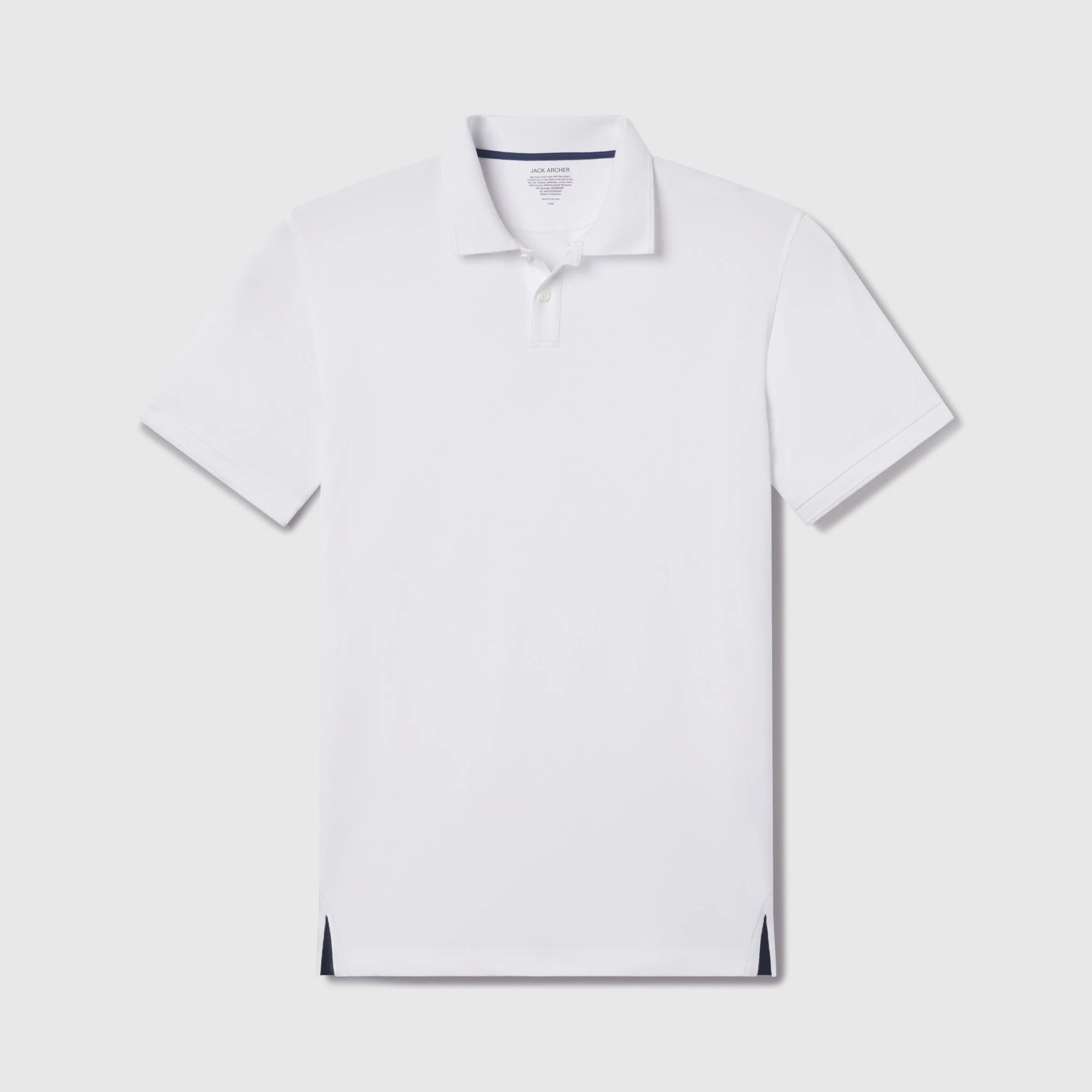 Piqué Polo - True White