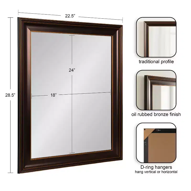 Rectangle Bathroom Wall Mirror