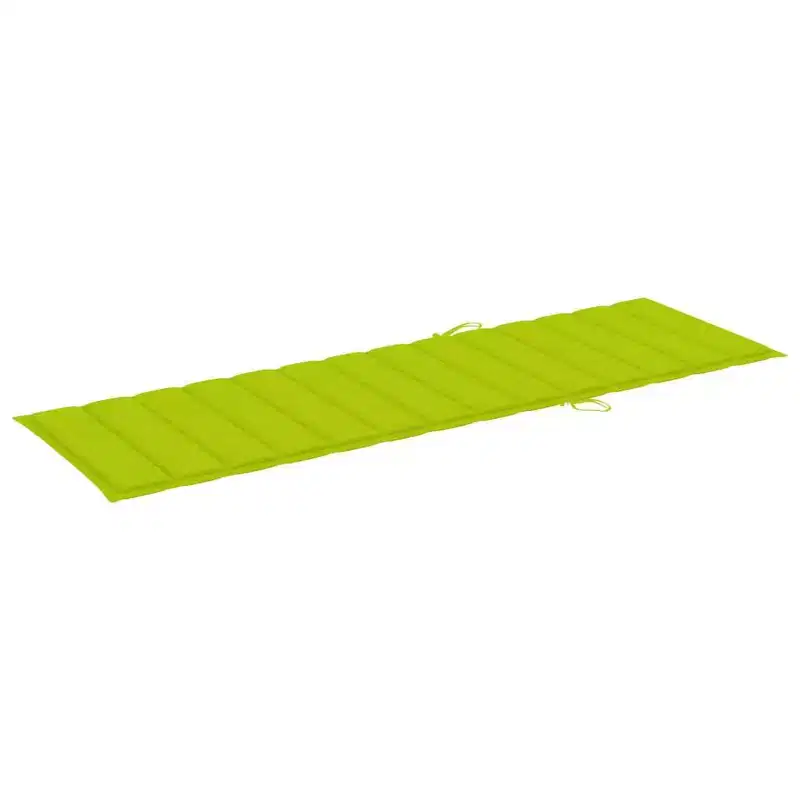 vidaXL Sun Lounger Natural bamboo, (cushions)