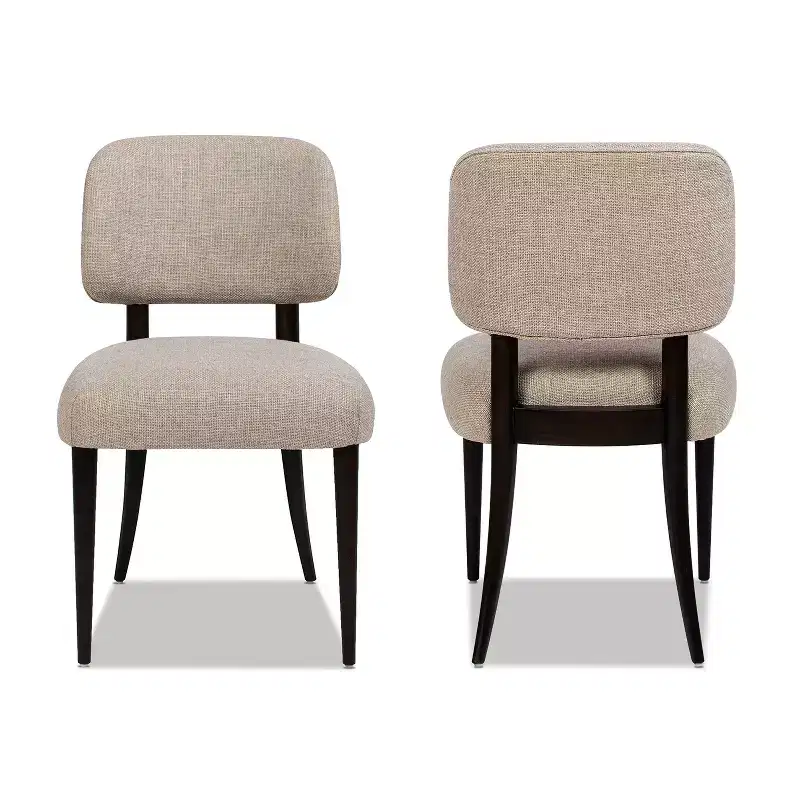 Jennifer Taylor Home Harriet Split Back Upholstered Dining Side Chair, Set of 2