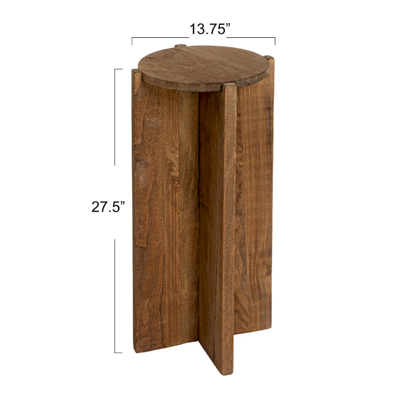 Paulownia Wood Accent Table