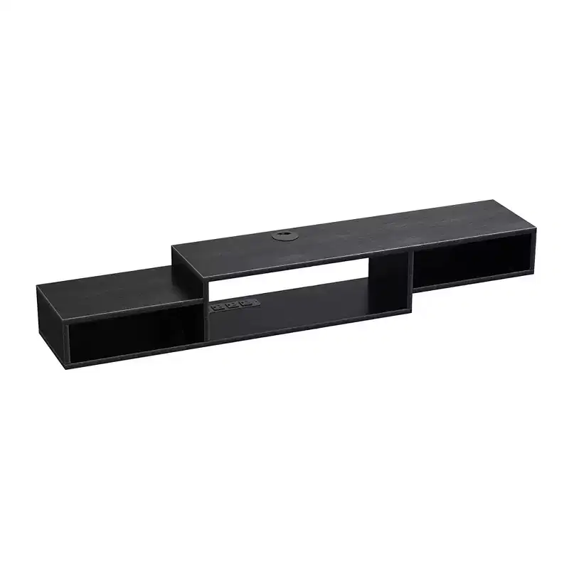 Floating TV Stand for TVs up to 55 - Hausource:Media Console Shelf with Power Outlet