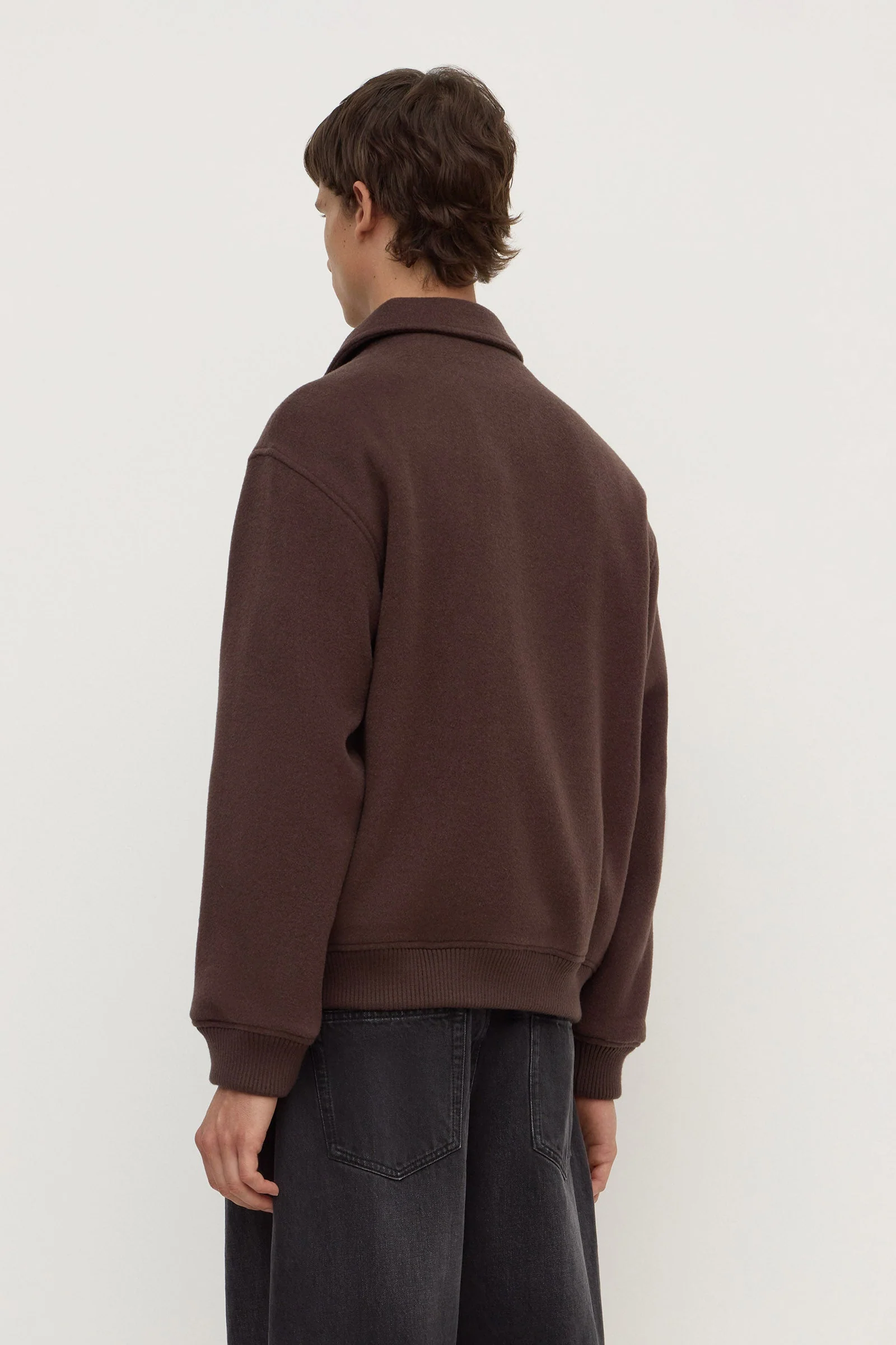 Ganache Wool Bomber Jacket
