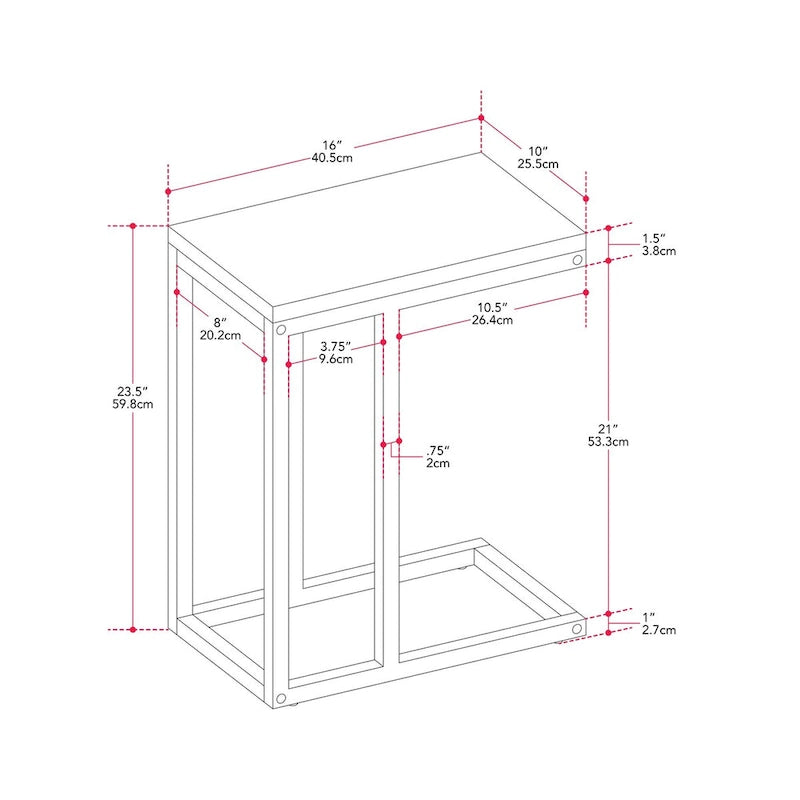 Narrow Side Table