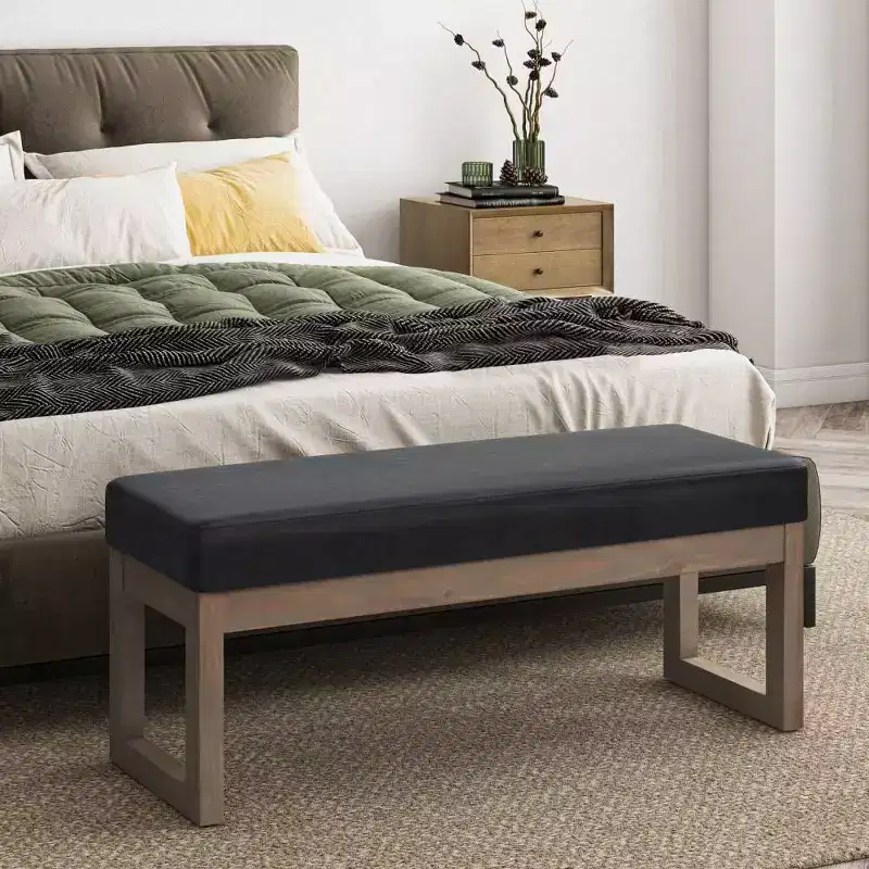 Large Madison Ottoman Bench - WyndenHall