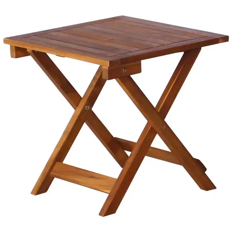 vidaXL Sun lounger 21.65 x 72.44 x 25.20 in Solid Acacia Wood