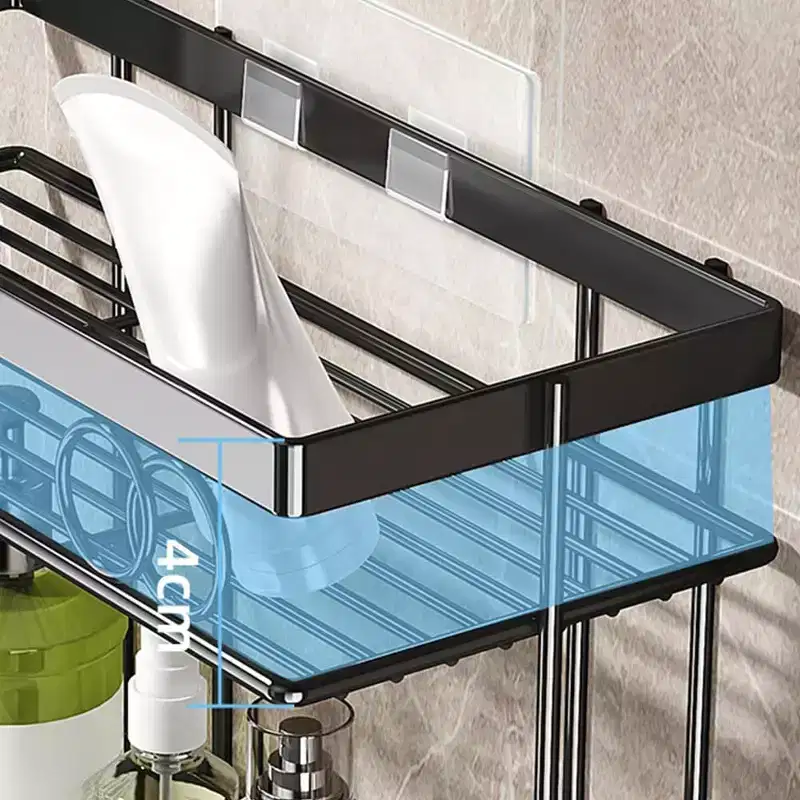 GustoWave Wall-Mounted Bathroom Toilet Shelf for Over Toilet