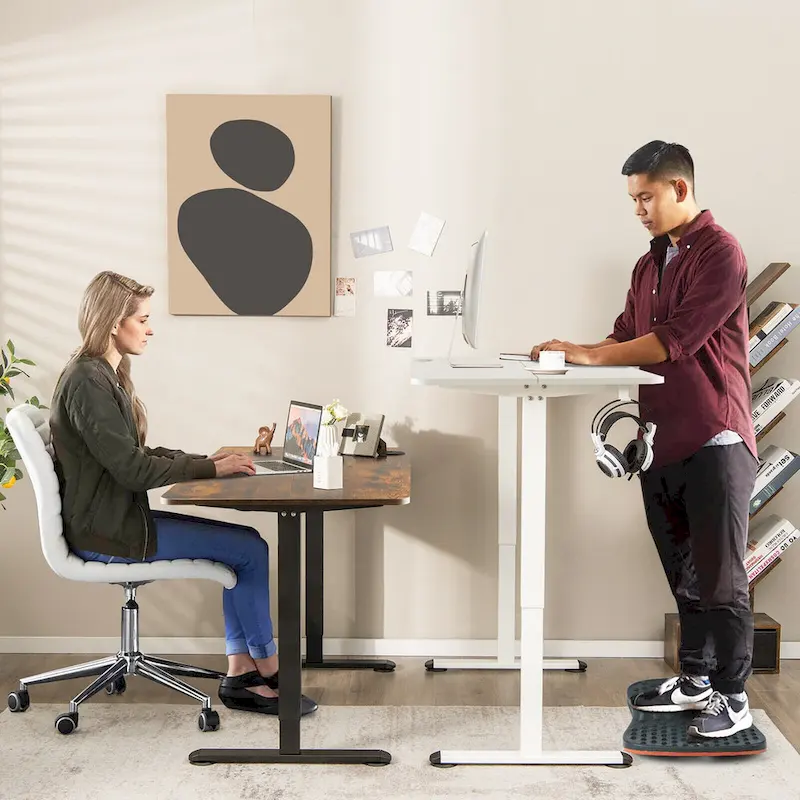Gymax Electric Standing Desk Adjustable Stand up Computer Desk