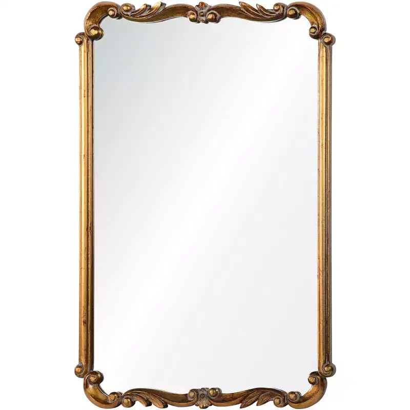 Cooper Classics Toulouse Gold 24 1/2 x 36 Rectangular Wall Mirror