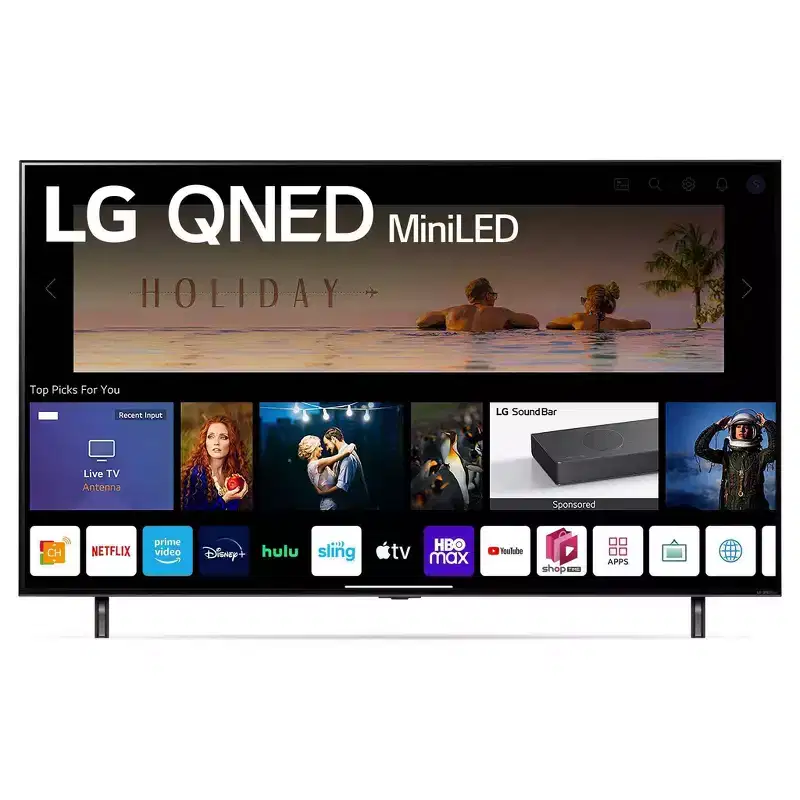 LG 55 Class 4K UHD Smart Mini LED TV - 55QNED85UQA: Dolby Vision, webOS, Alexa
