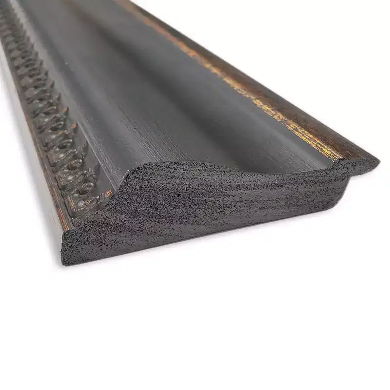 Framed Full Length on the Door Mirror Black - : Polystyrene Frame, Wall or Door Mount
