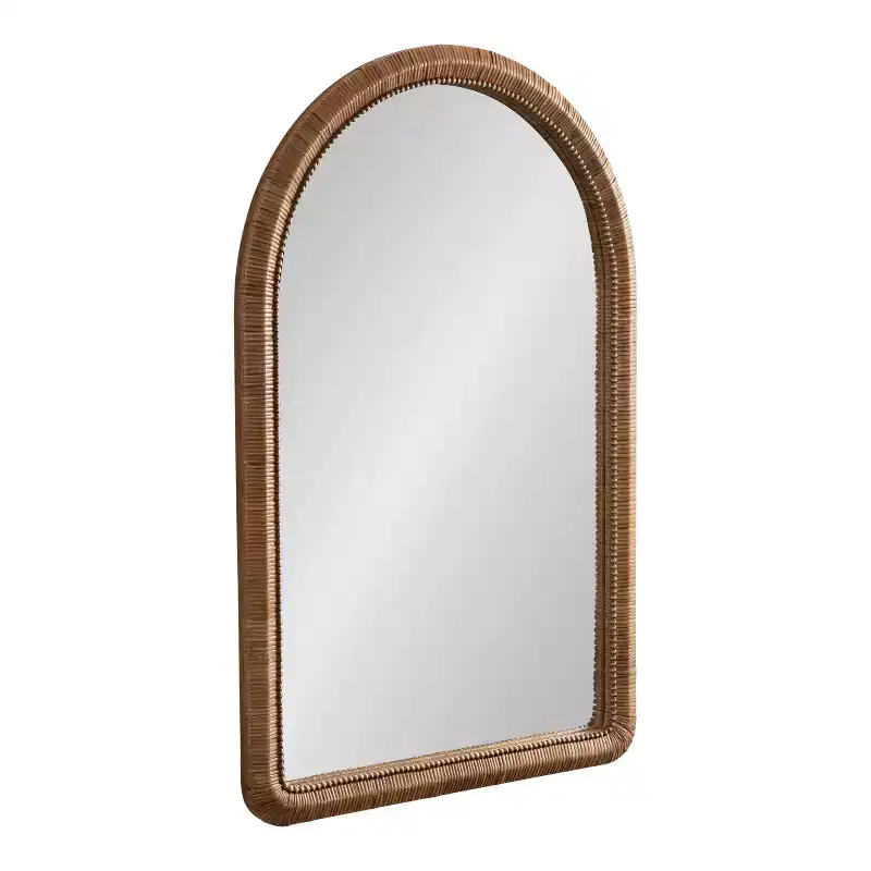 Kate and Laurel Rahfy Beaded Arch Framed Wall Mirror
