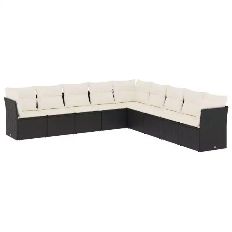 vidaXL Garden Sofa Set Powder-coated steel Large Modular