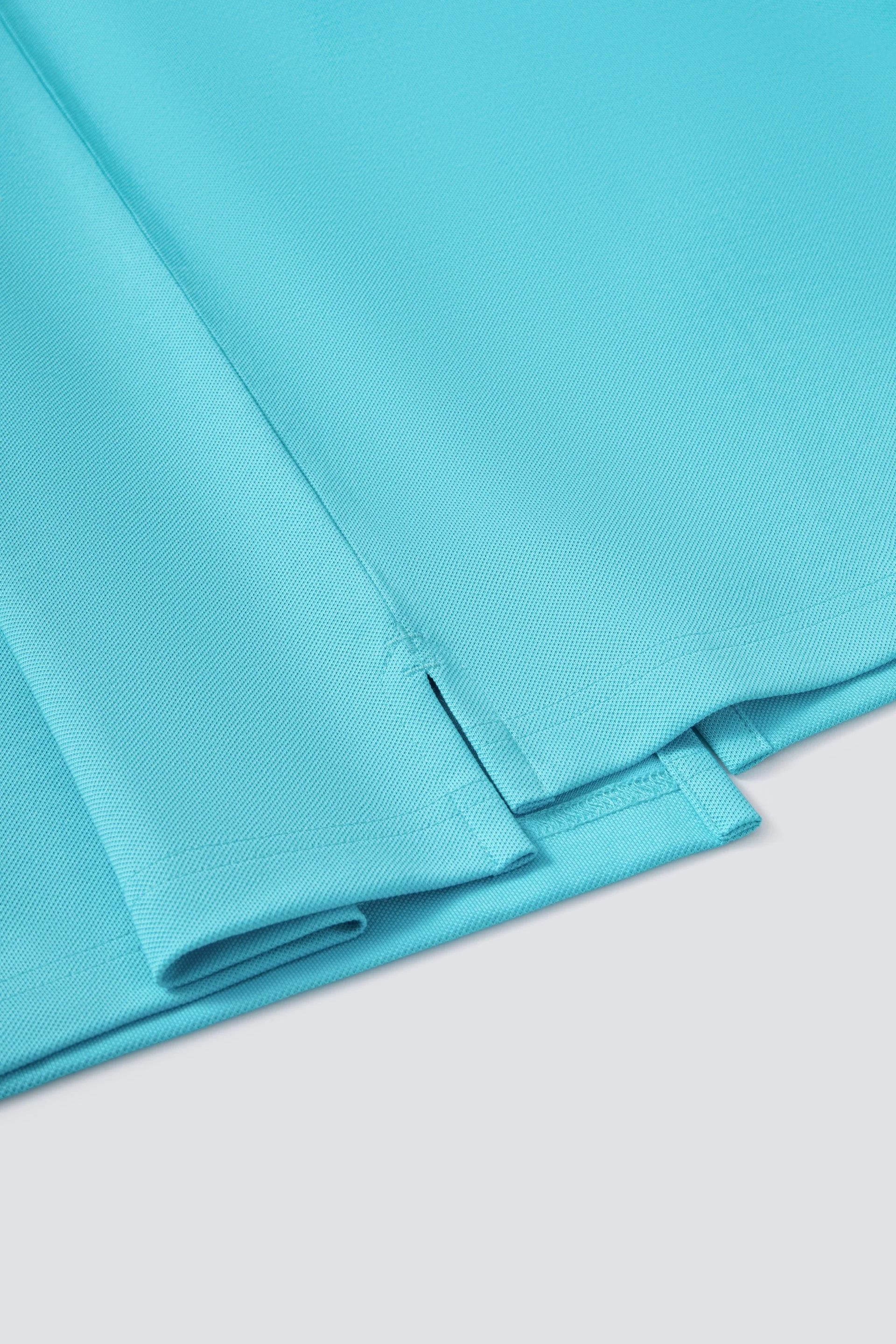 3-Button Pique Polo – Capri