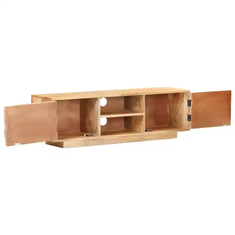 CHARMMA TV Cabinet 45.7x11.8x13.8 Solid Mango Wood