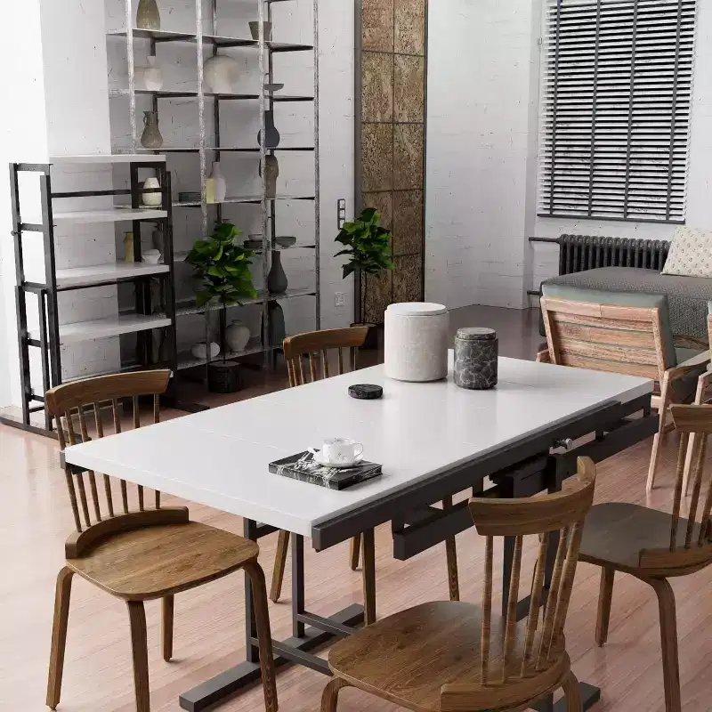 2-in-1 Shelf & Table - Convertible Space-Saving Design